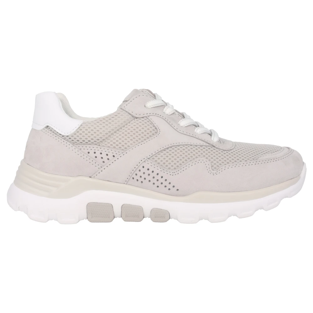Gabor Rollende Sneaker Grijze Damesschoenen Dames Schoenen Grijs