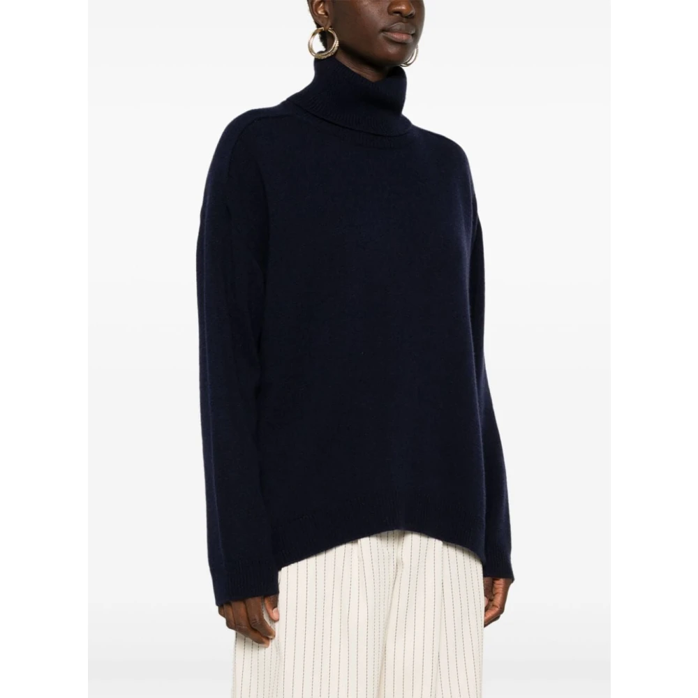 P.a.r.o.s.h. Blauwe Gebreide Top Blue Dames
