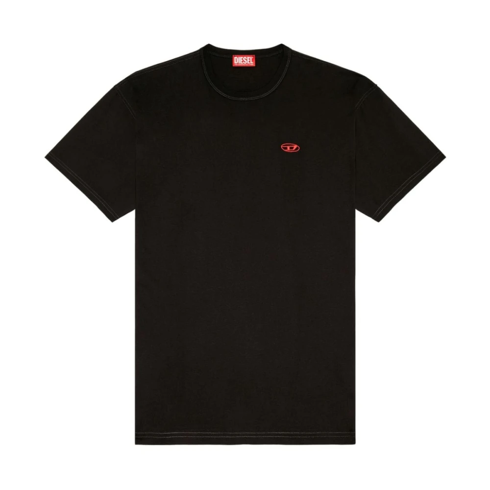 Diesel Zwarte T-Boxt-K18 T-shirt Black Heren