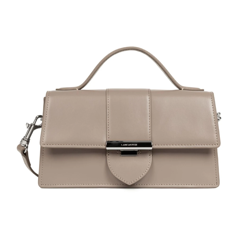 Lancaster Gray Handbags, Female, One Size, Flap Handbag With Metal Clasp