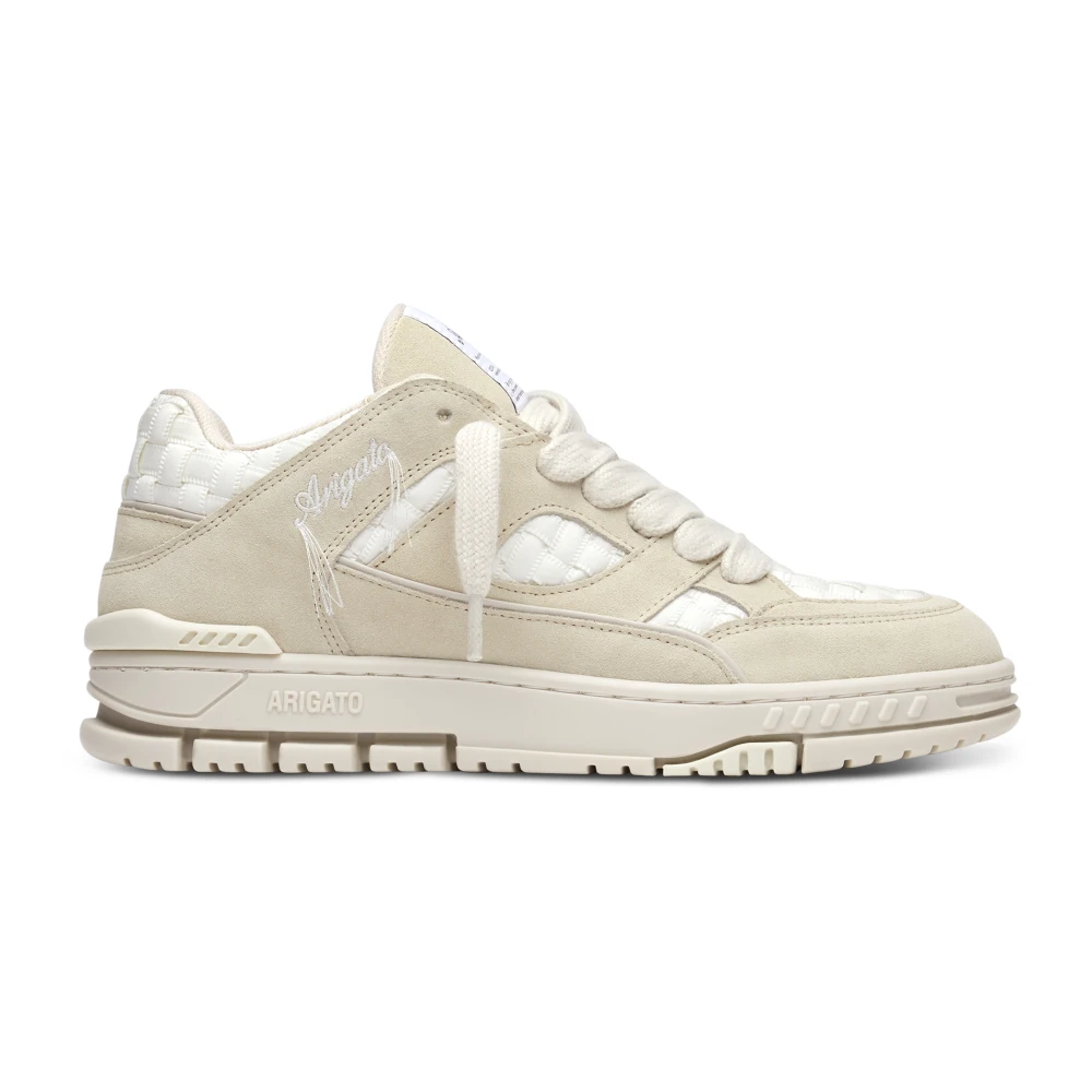 Axel Arigato Area Lo Woven Sneaker Heren Schoenen Beige