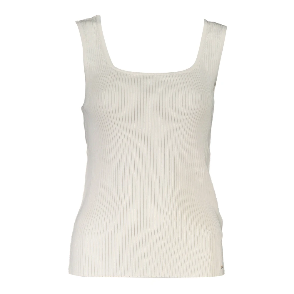 Tommy Hilfiger Women's White Wide Strap Tank Top