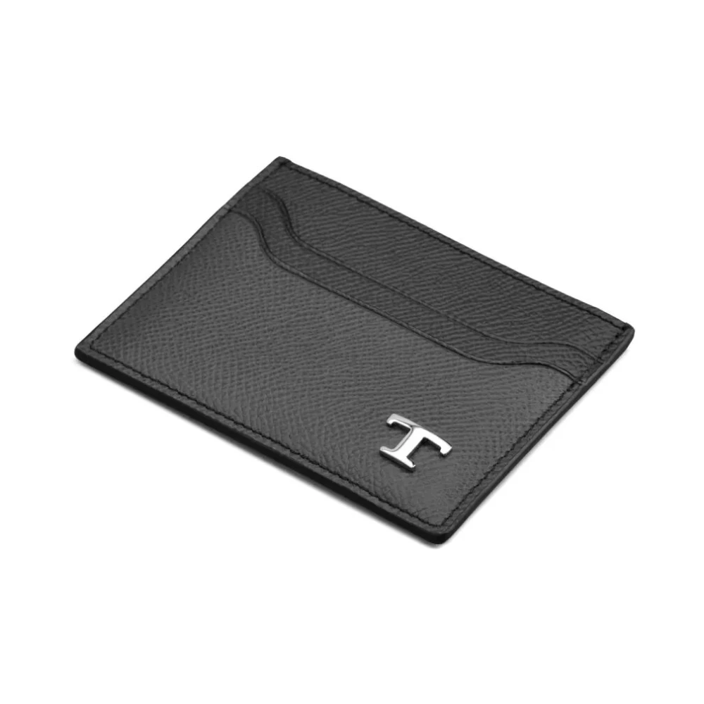 TOD'S Stijlvolle Leren Accessoires Black Heren