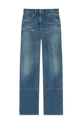 Patchwork Wide Leg Jeans