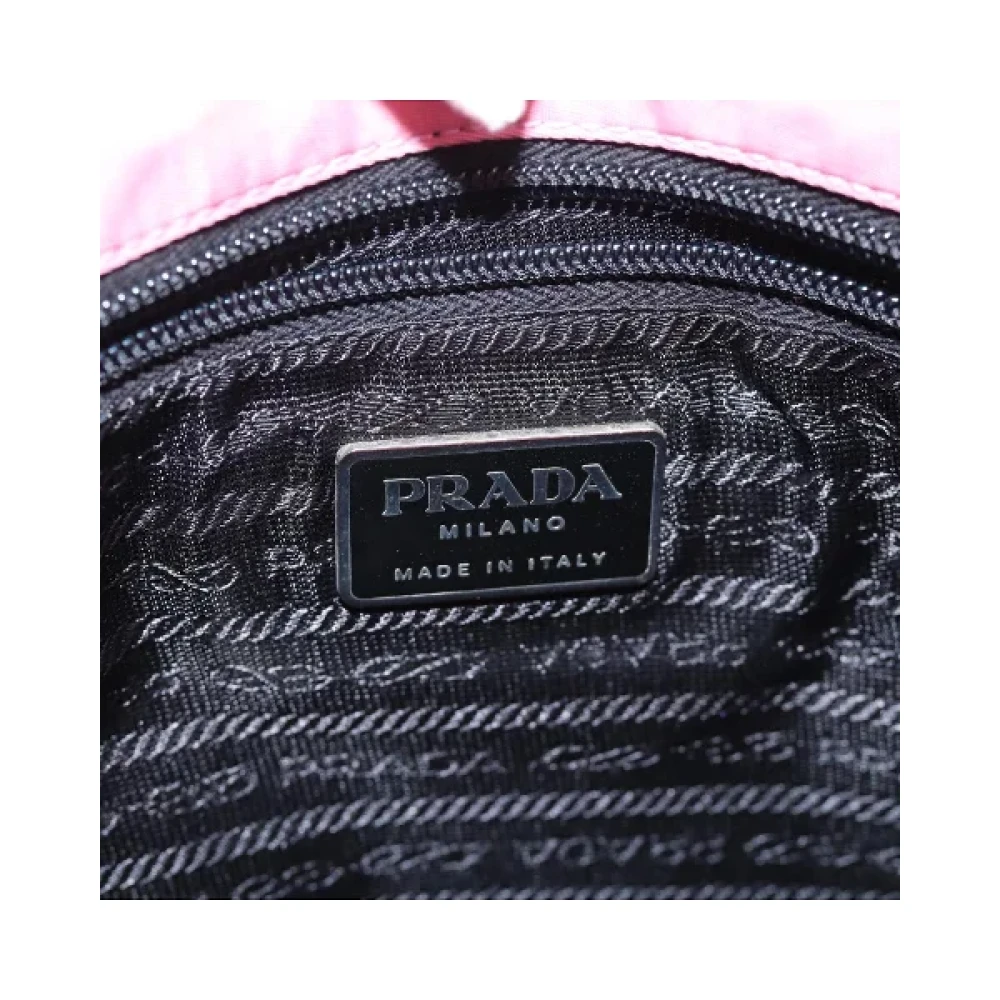 Prada Vintage Pre-owned Nylon prada-bags Pink Dames