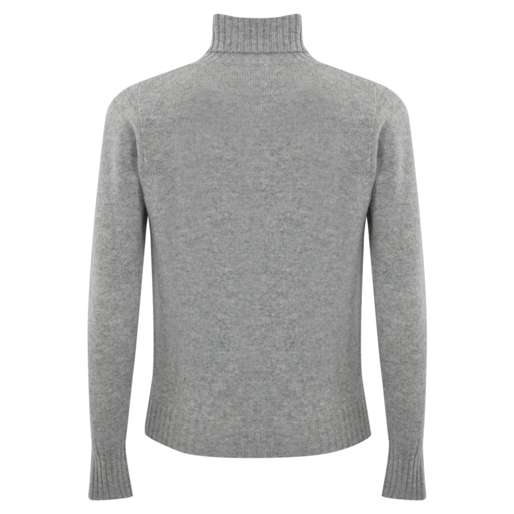 Drumohr Grijze wollen coltrui Gray Heren