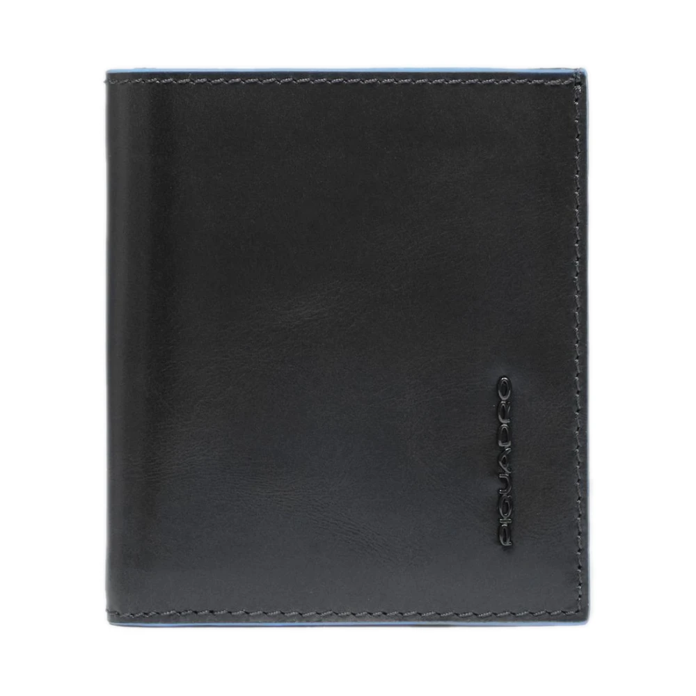 Piquadro Unisex Noir Accessoires, Taille: One Size Blue Square Credit Card Holder
