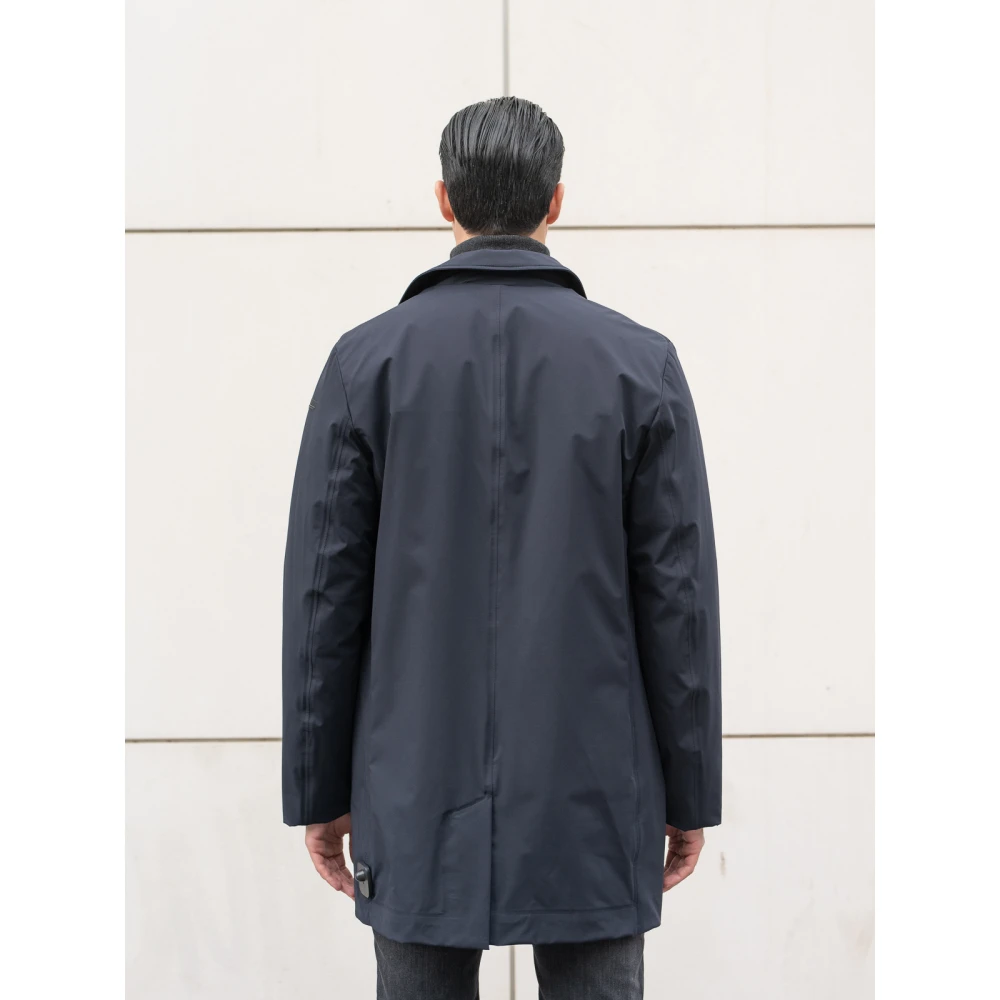 RRD Blauwe Hardshell Regenjas met Geïsoleerde Binnenjas Blue Heren