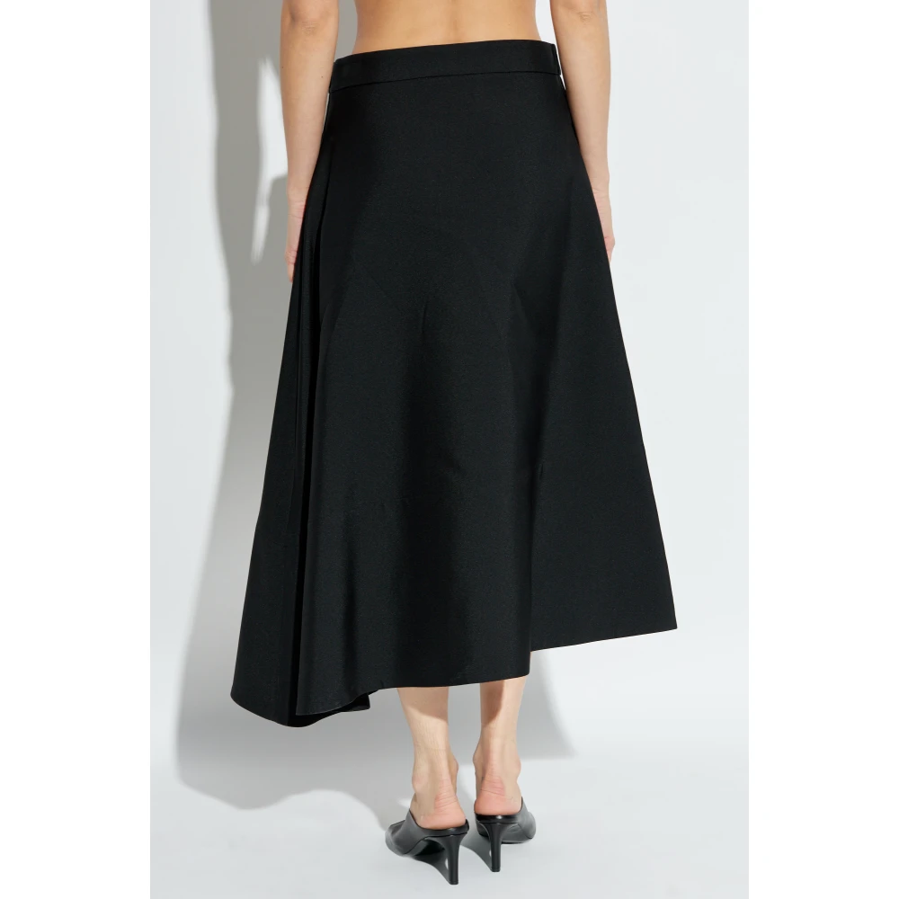 Jil Sander A-lijn rok Black Dames