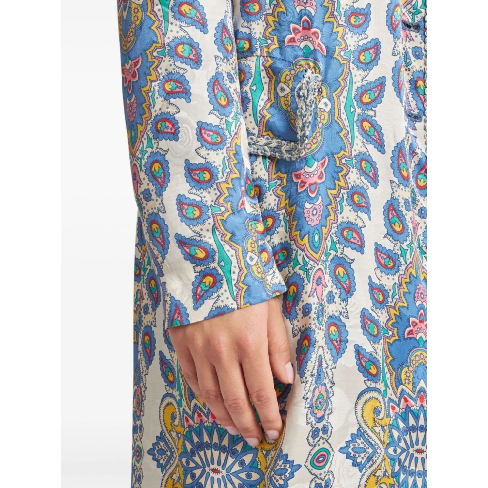 ETRO Witte Stijlvolle Jassen Multicolor Dames