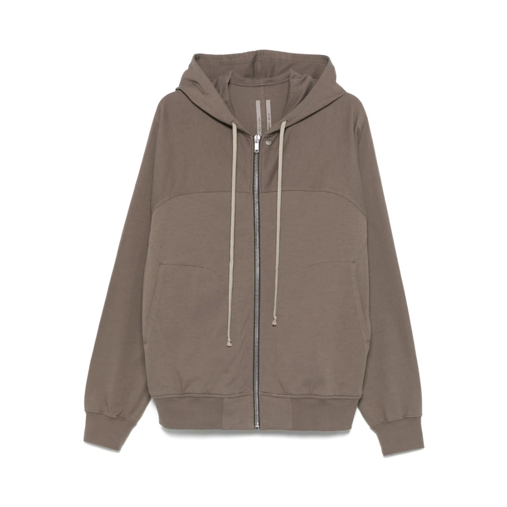 Rick Owens Taupe Grey Sweatshirt met Zakken Brown Heren