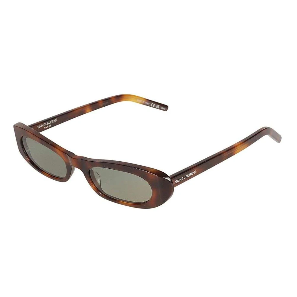 Saint Laurent Unisex Brown Sunglasses, 53 Mm, Sl 557 Shade Sunglasses