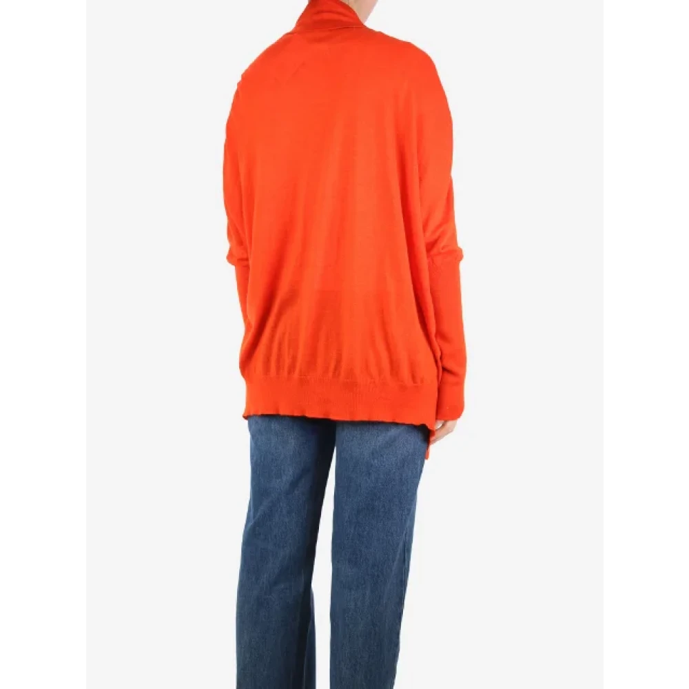 Jil Sander Pre-owned Cashmere outerwear Orange Dames
