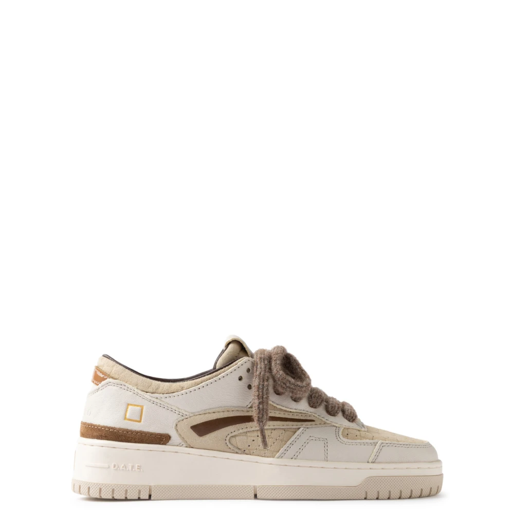 D.a.t.e. Donna Beige - Torneo Sneaker - Shoes - 38 Eu
