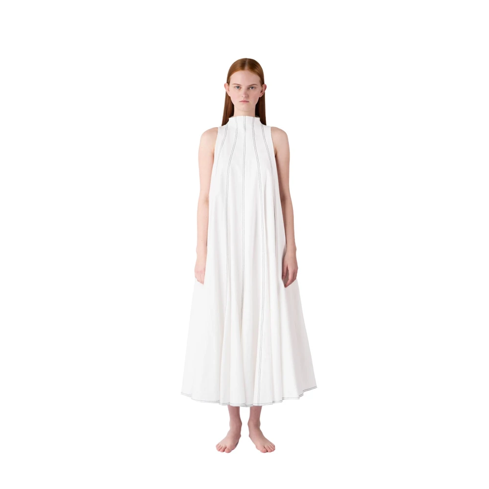 Sunnei Tulipano Dress White Dames