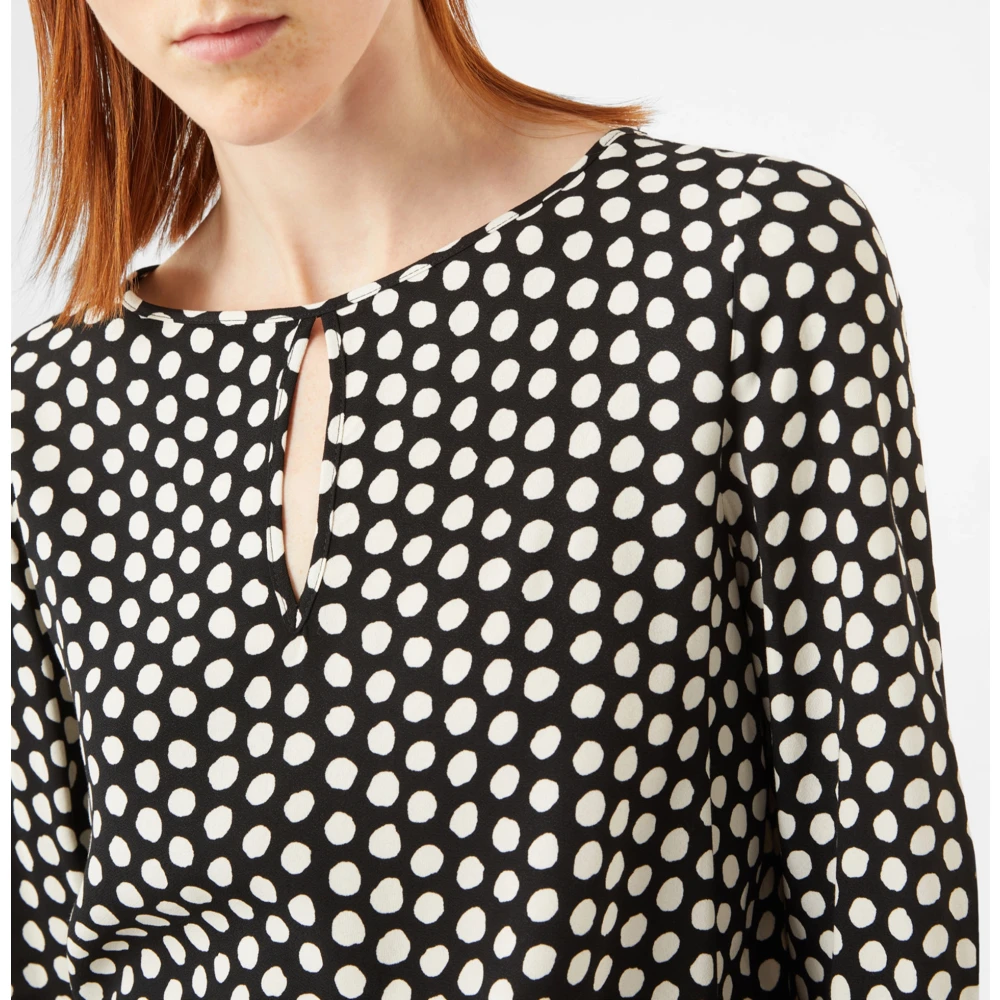 Pennyblack Polkadot blouse in sable Multicolor Dames