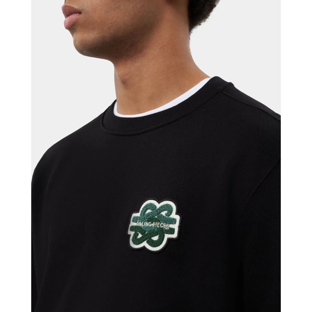 Filling Pieces Sweatshirt Gowtu Black Heren