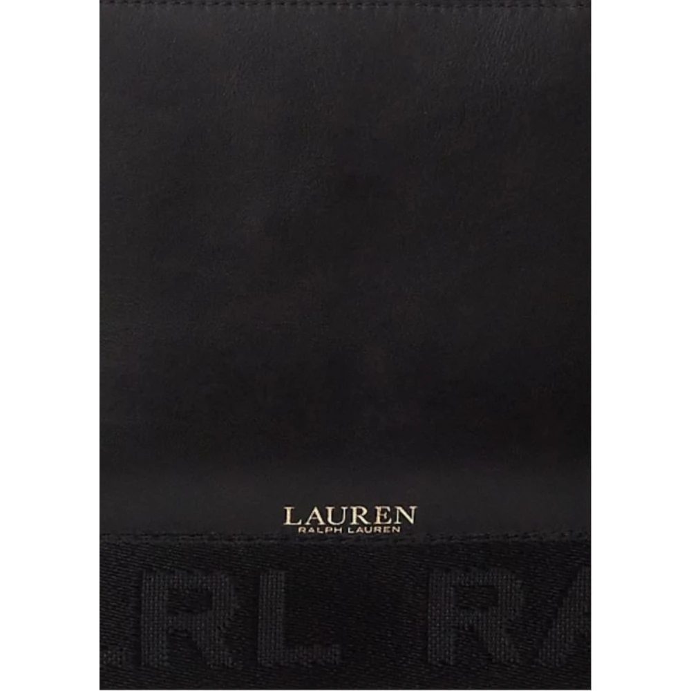 Ralph Lauren Convertible Landyn Medium Tas in Zwart Black Dames