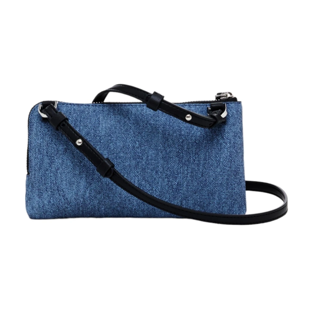 Desigual Blauwe Schoudertas met rits Blue Dames