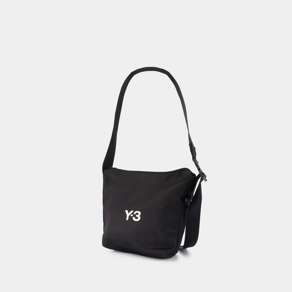 Y-3 Zwarte Synthetische Crossbody Tas met Magneetsluiting Black Dames