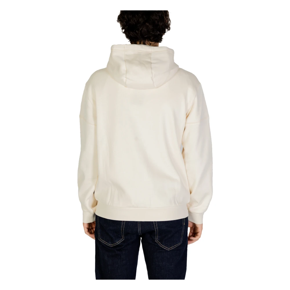 Emporio Armani EA7 Beige Rits Hoodie Beige Heren