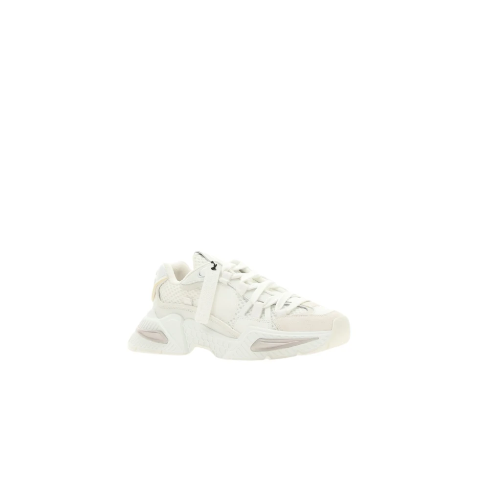 Dolce & Gabbana Sneaker Vit Läder Låg Topp White, Dam