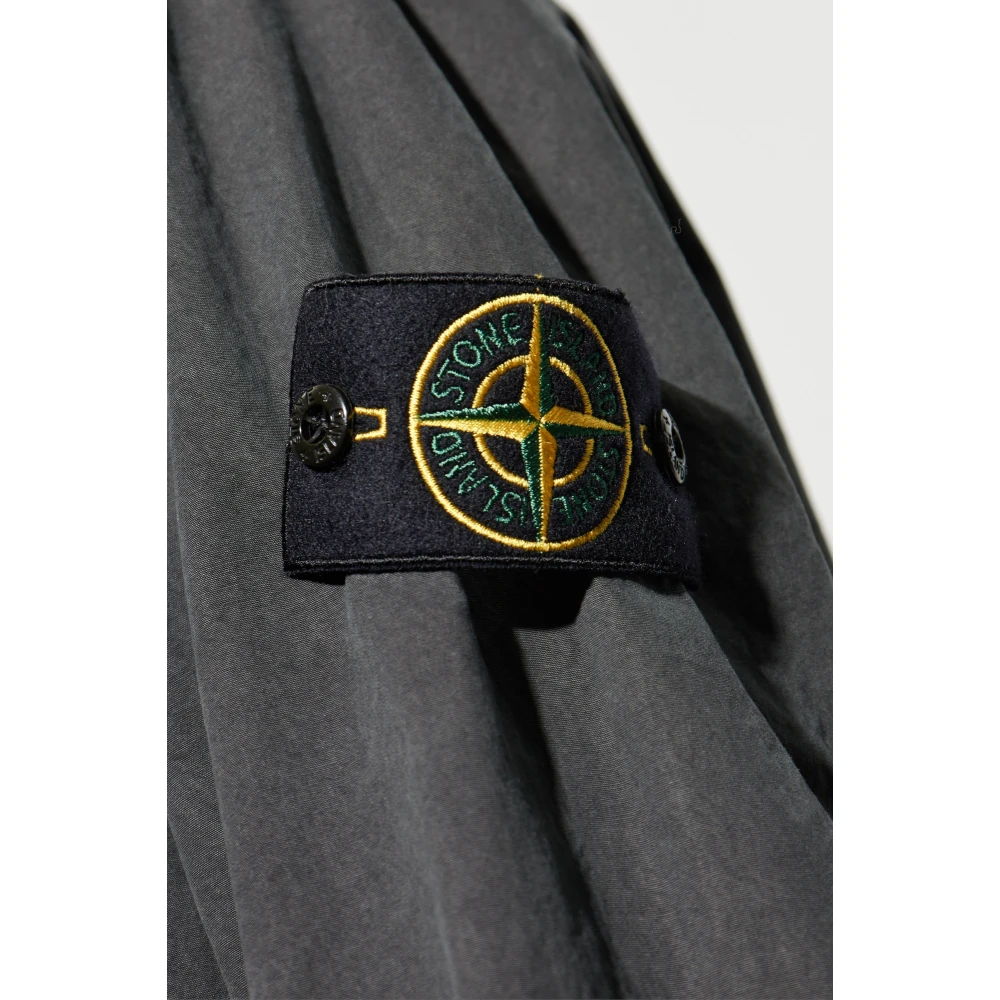 Stone Island Jas met logo Gray Heren