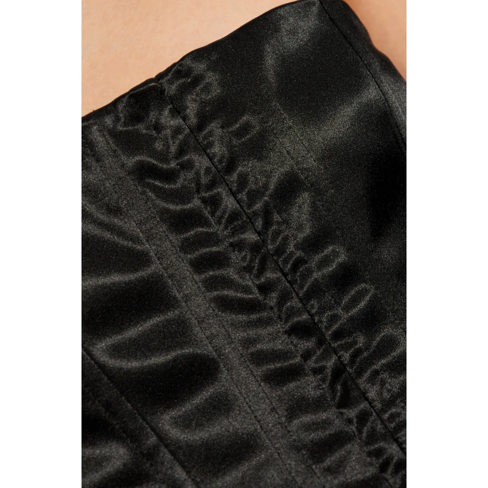 Dolce & Gabbana Strapless korsetjurk Black Dames