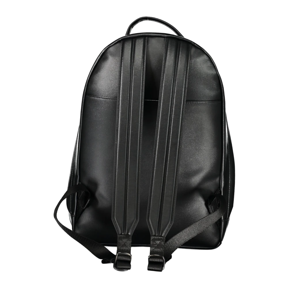 Calvin Klein Zwarte Heren Rugzak met Laptopvak Black Heren