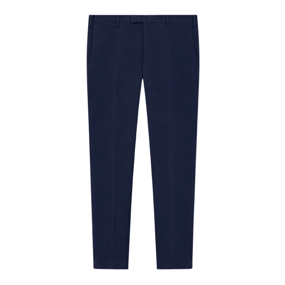 Pt Torino Mannelijk Blauw Pantaloni Dieci Slim Fit