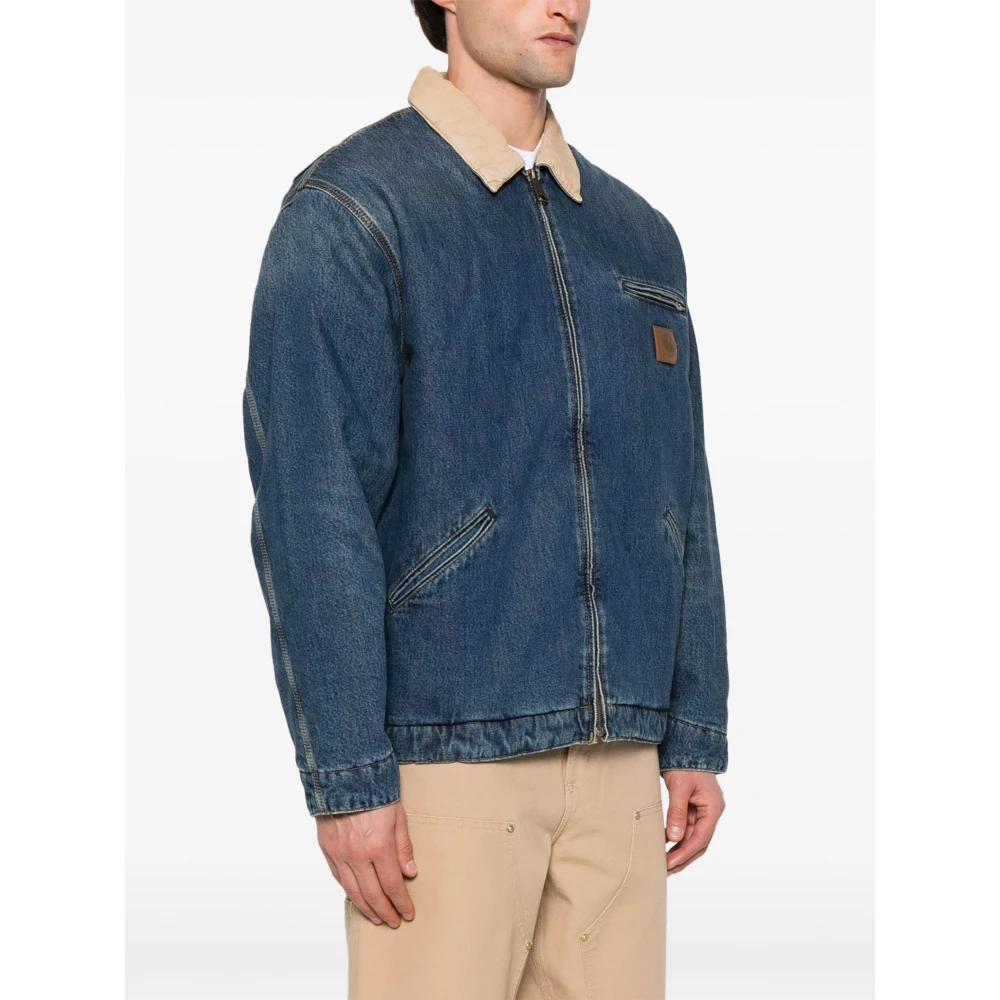 Carhartt WIP Detroit Jack in Klassieke Stijl Blue Heren