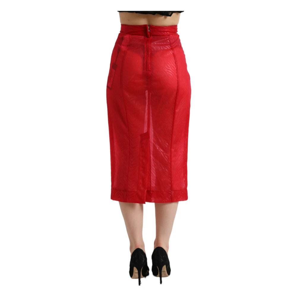 Dolce & Gabbana Midi Skirts Red Dames