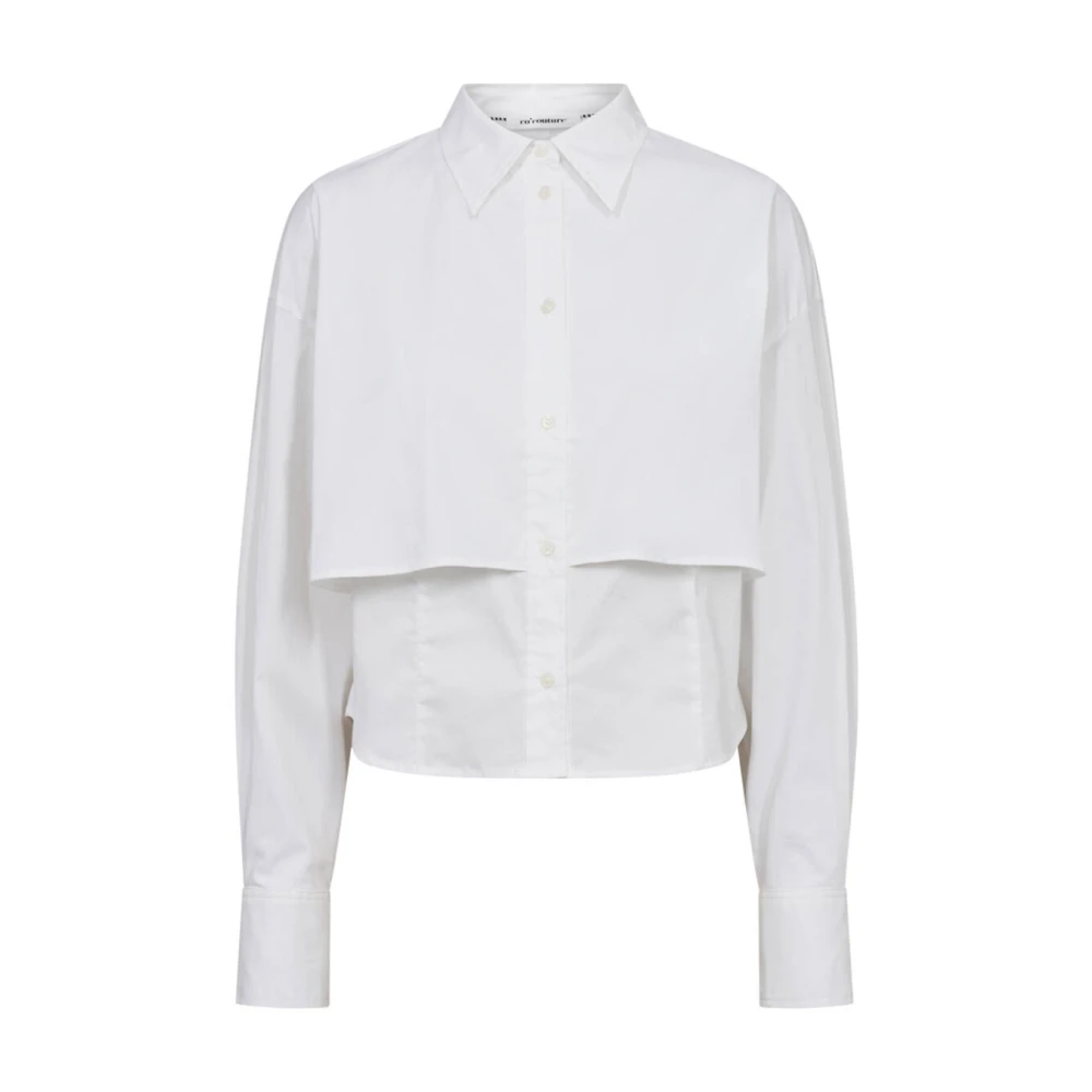 Co'Couture Dubbele laag shirt SandyCC Stijl White Dames
