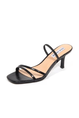 Svart Ormtyg Sandaler