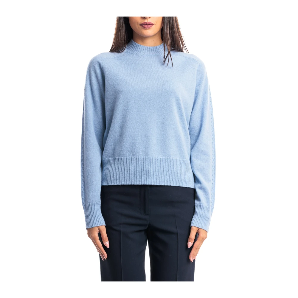 Seventy Crewneck Sweater Blue Dames