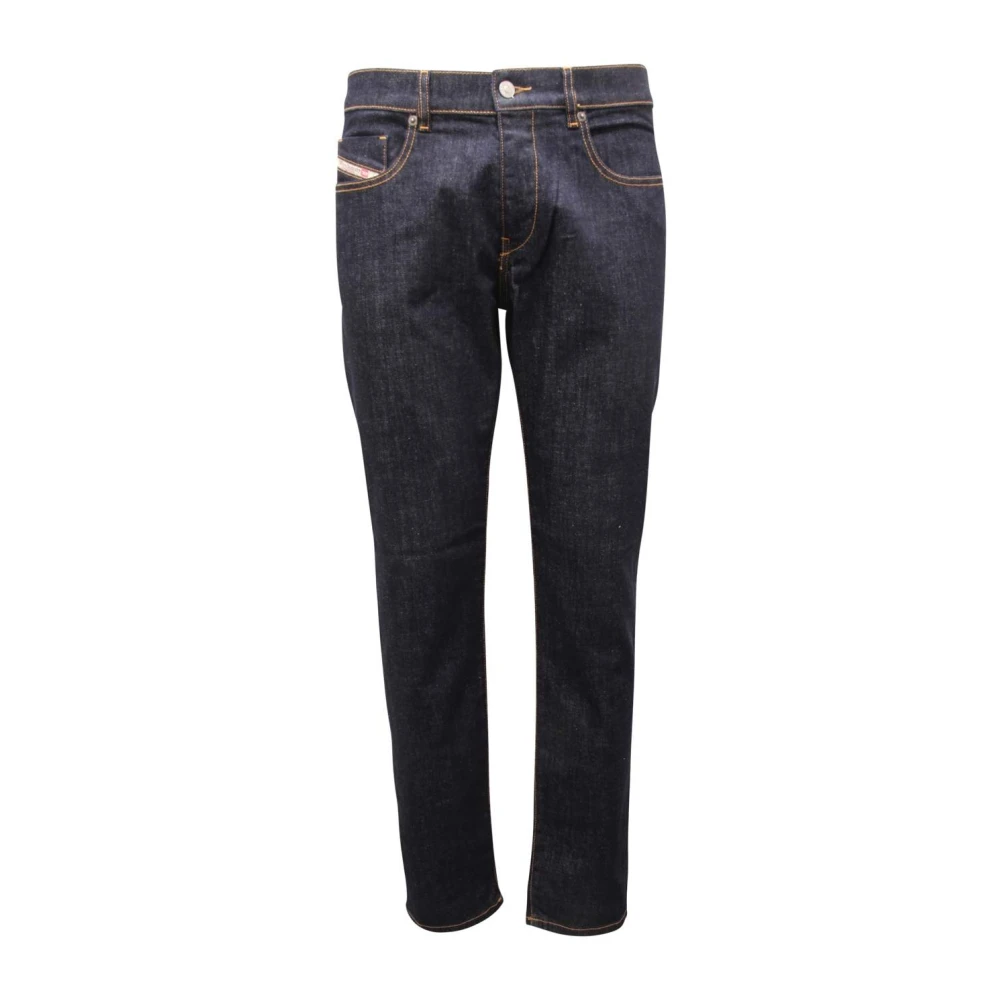 Diesel Men's Blue Slim Fit Jeans, W32, 2019 D-Strukt Denim Trousers
