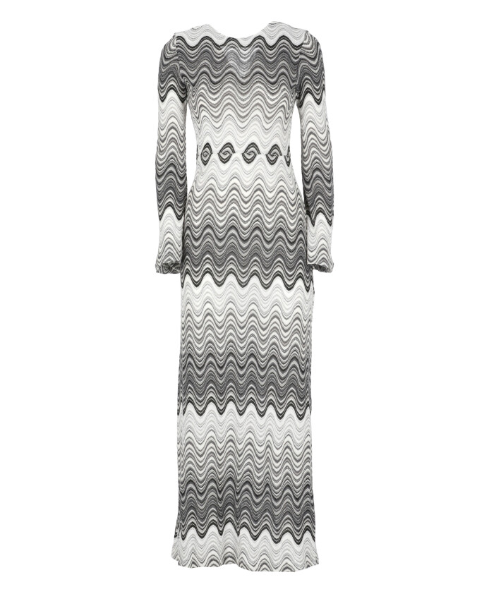 grey-sea-wave-dress-with-cutout