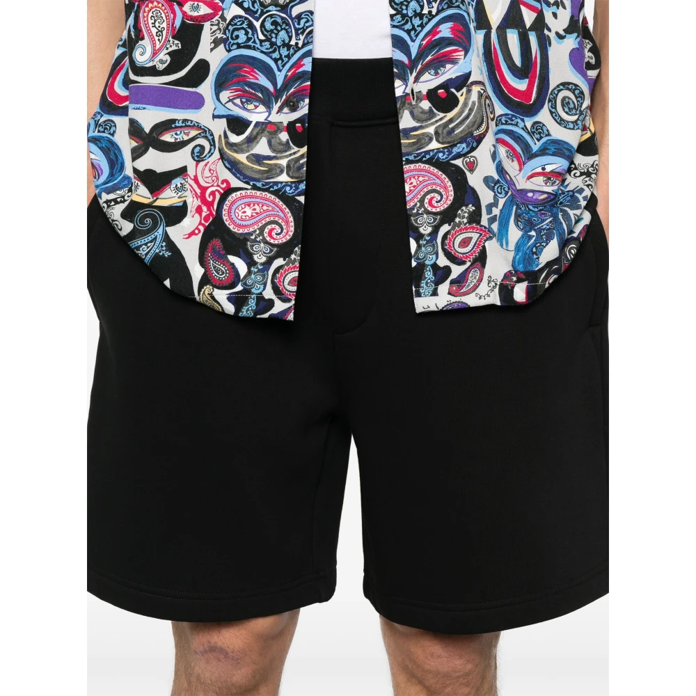 Dsquared2 Zwarte Casual Shorts voor Mannen Black Heren