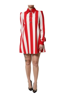 striped-mini-aline-dress