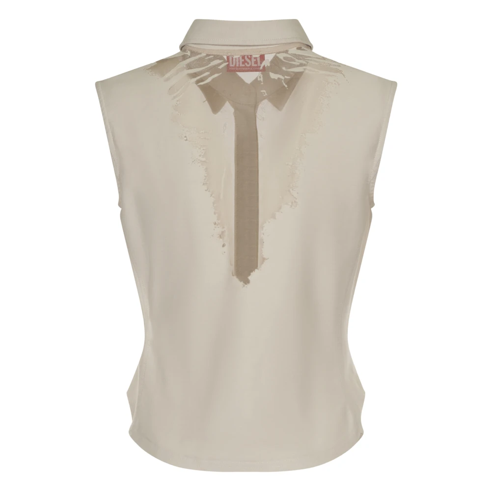 Diesel Casual Herenoverhemden Collectie Brown Dames