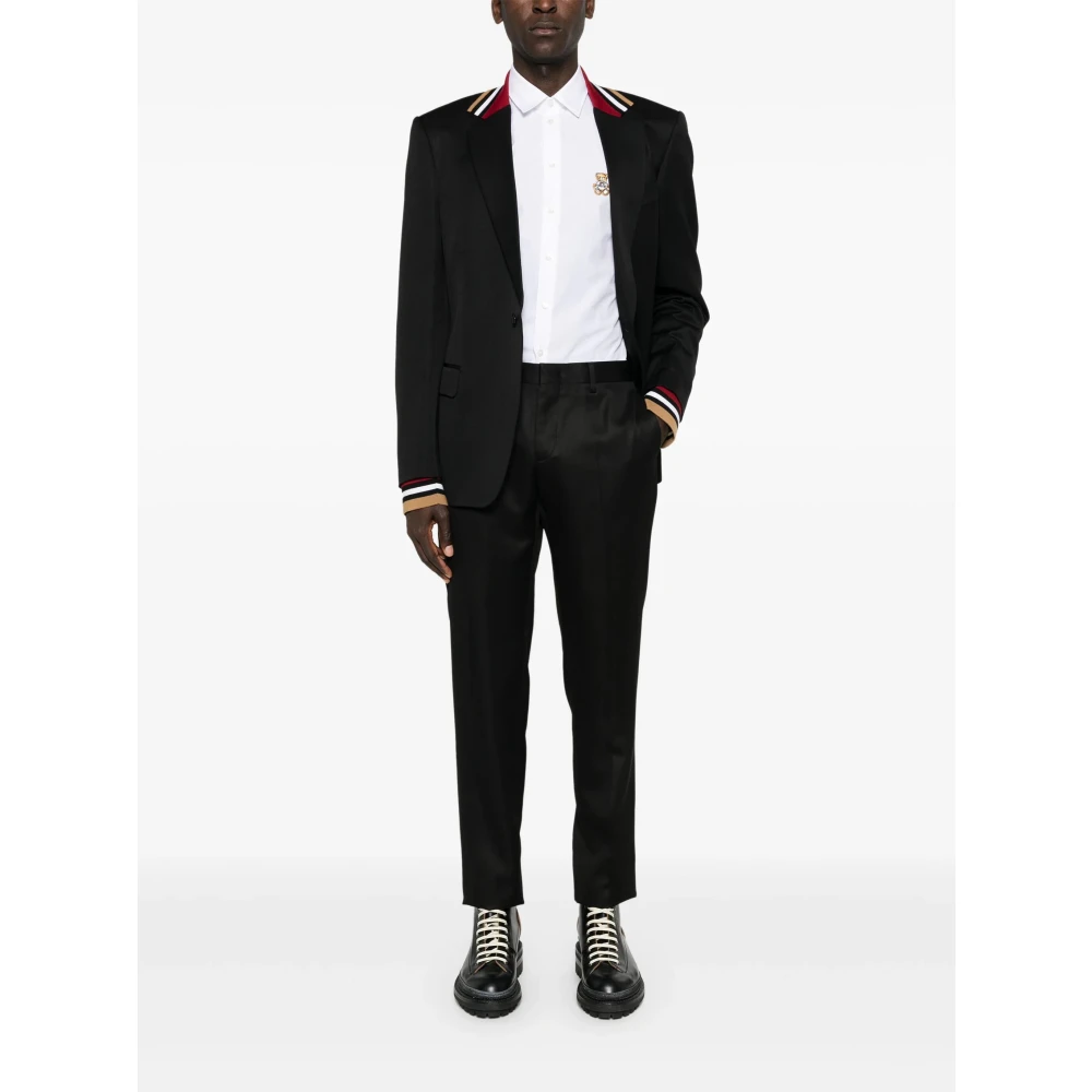 Moschino Geborduurde Beer Wit Overhemd White Heren
