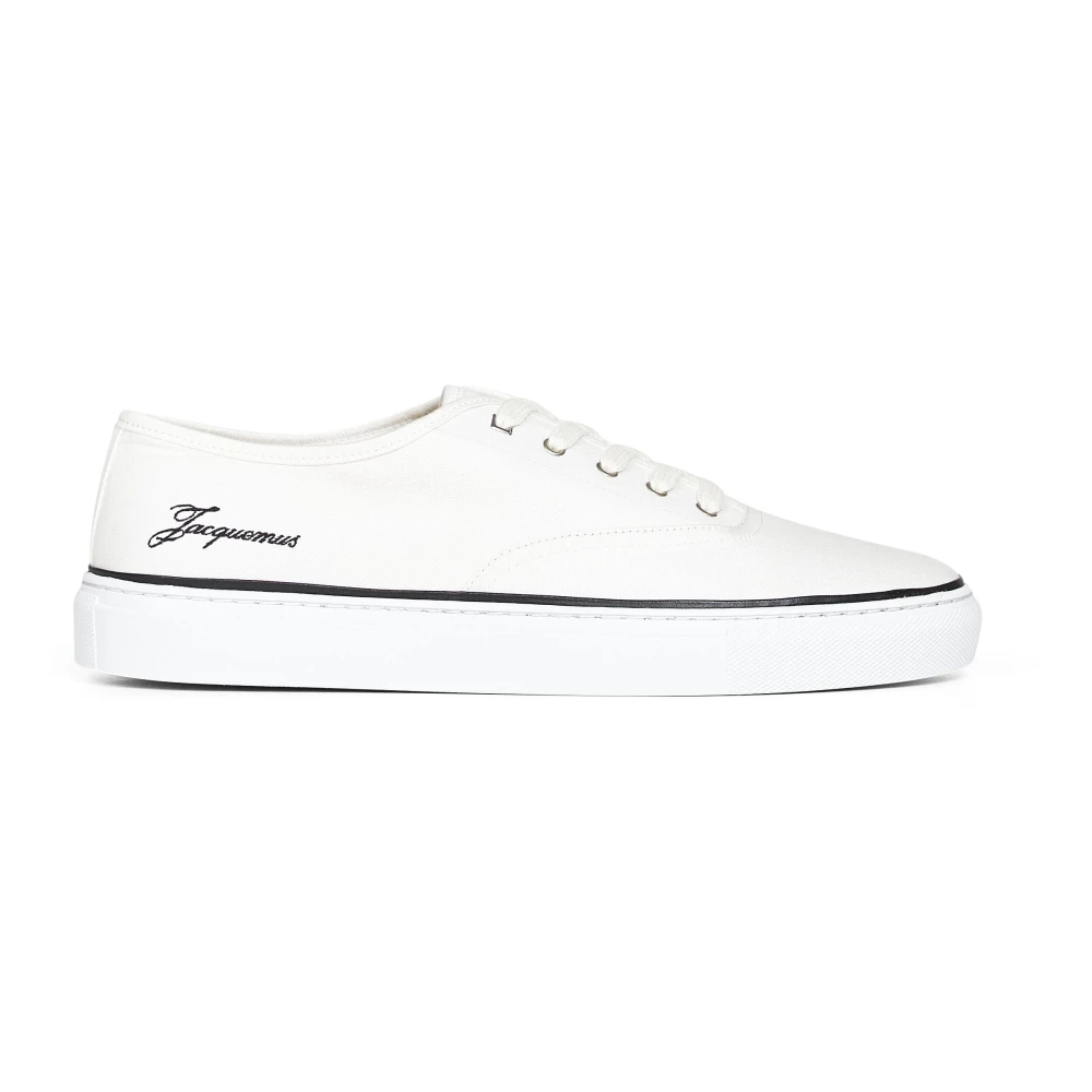 Jacquemus White Les Fefe Trainers - Male - Sneakers - 12 Uk - Shoes