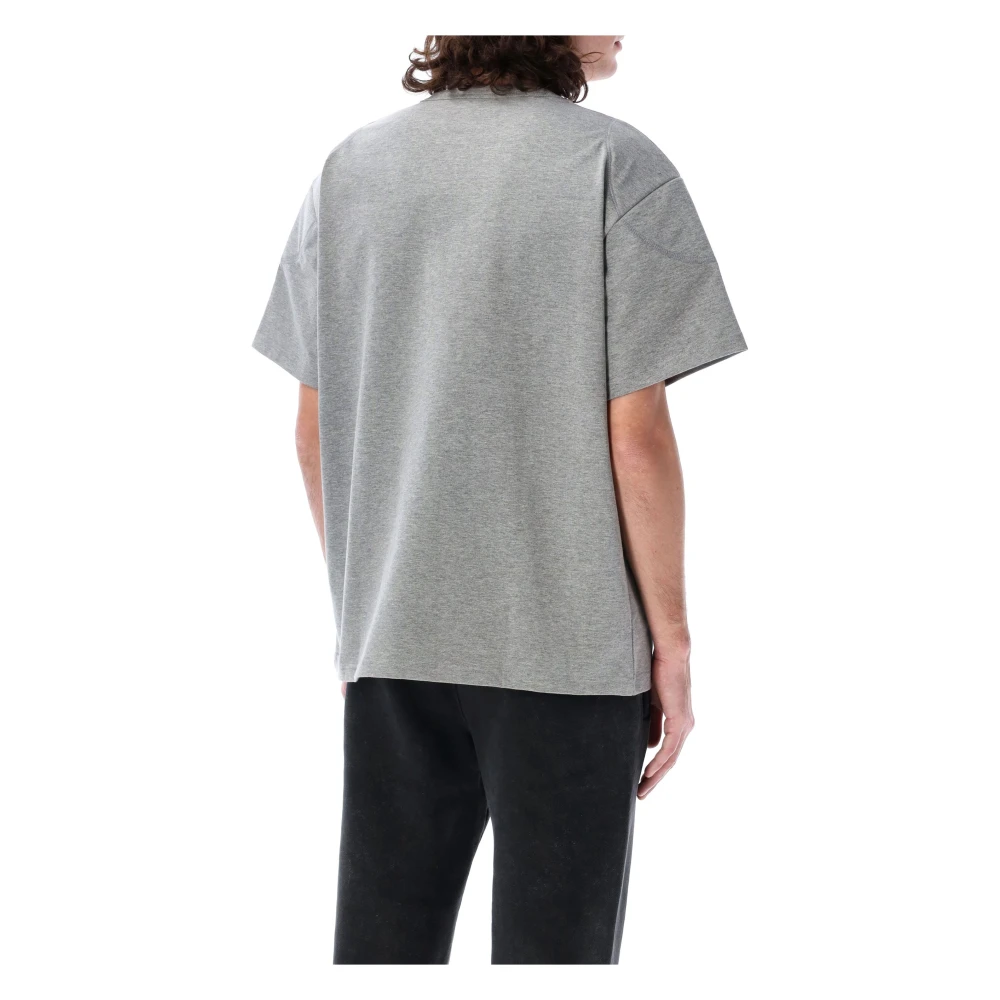 Misbhv Gewatteerde schouder voetbalshirt Gray Heren