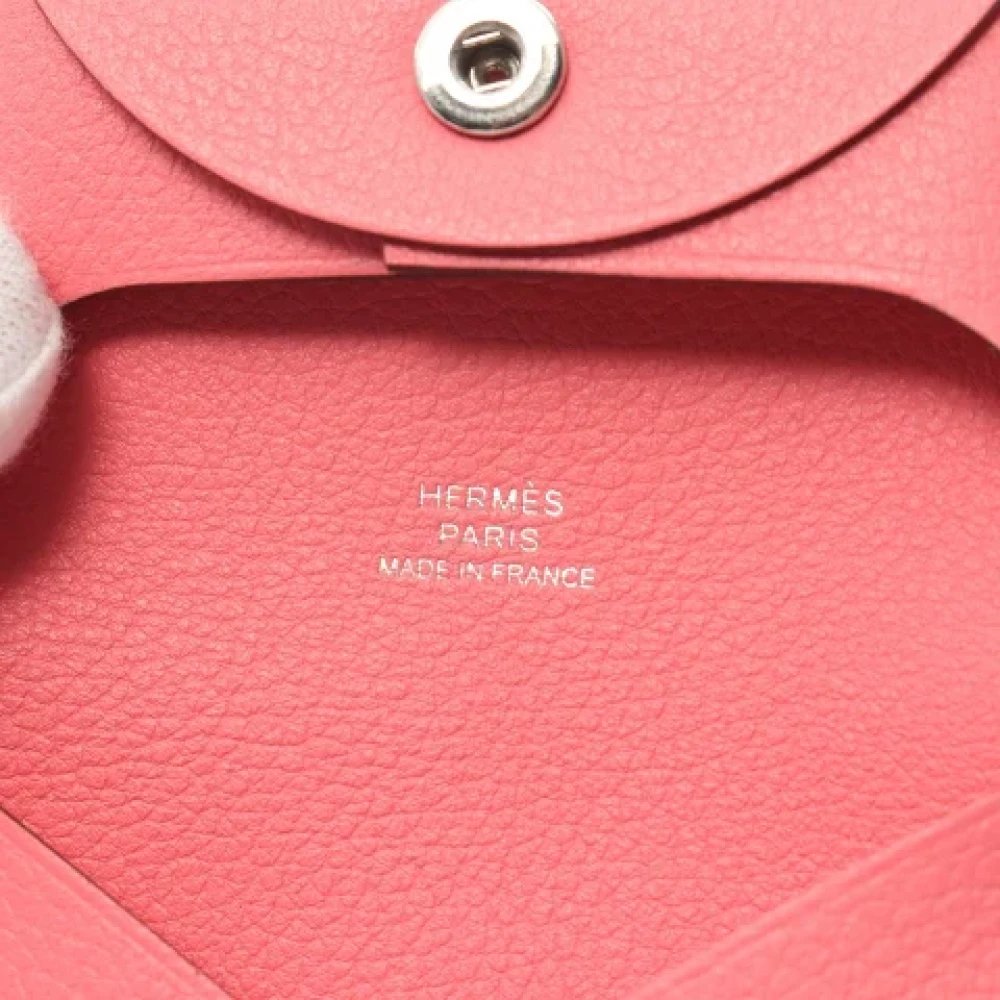Hermès Vintage Pre-owned Leather wallets Pink Dames