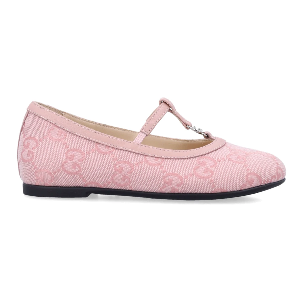 Gucci Double G Ballerina Sko Pink, Flicka