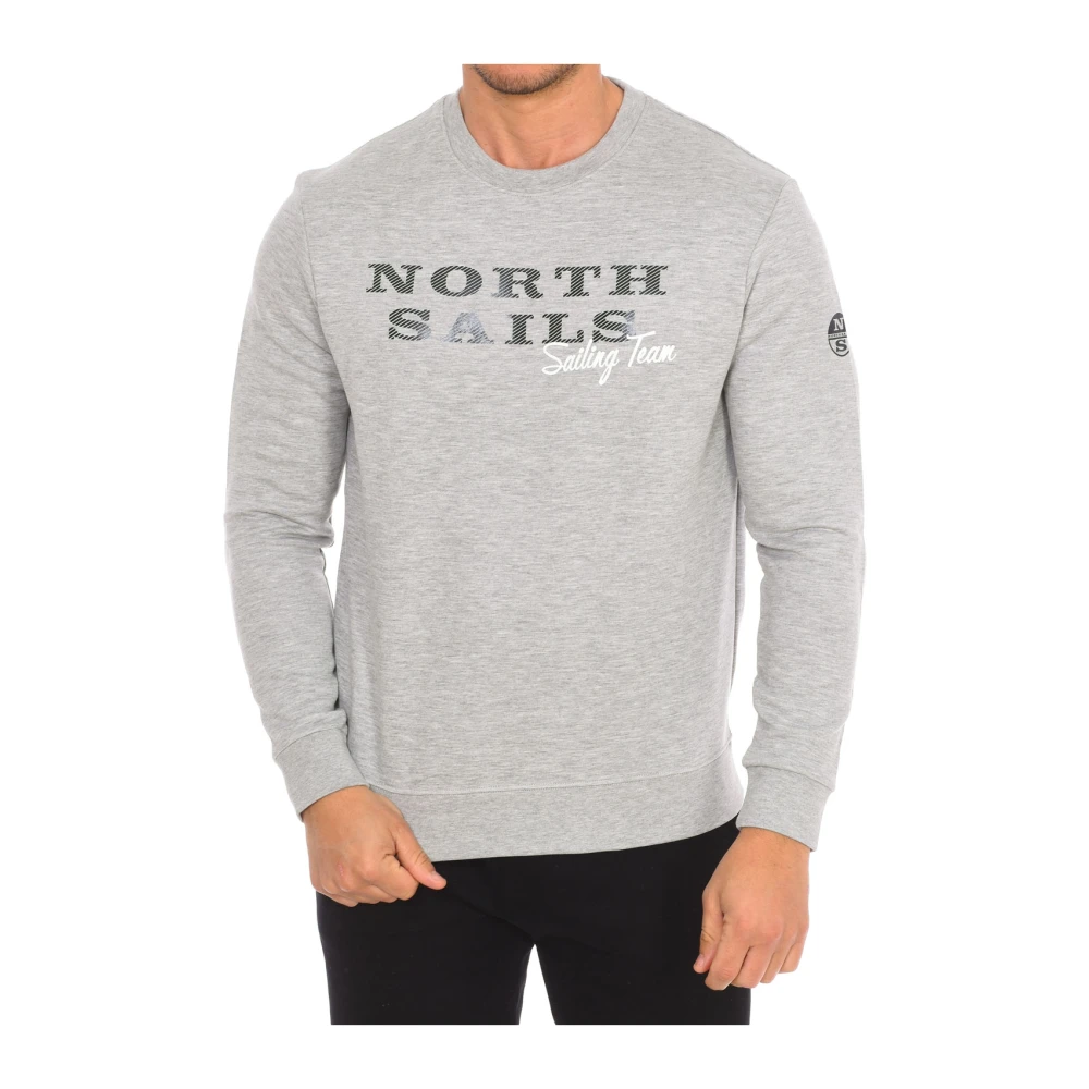 North Sails Sudadera - Male - Sweatshirts - Gray - L - Sweatshirts & Hoodies