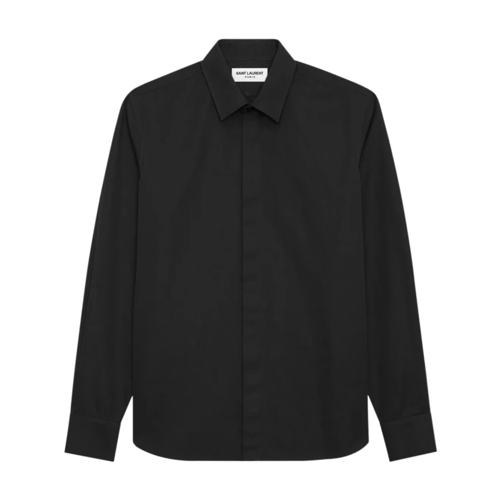 Saint Laurent Casual Shirts Black Heren