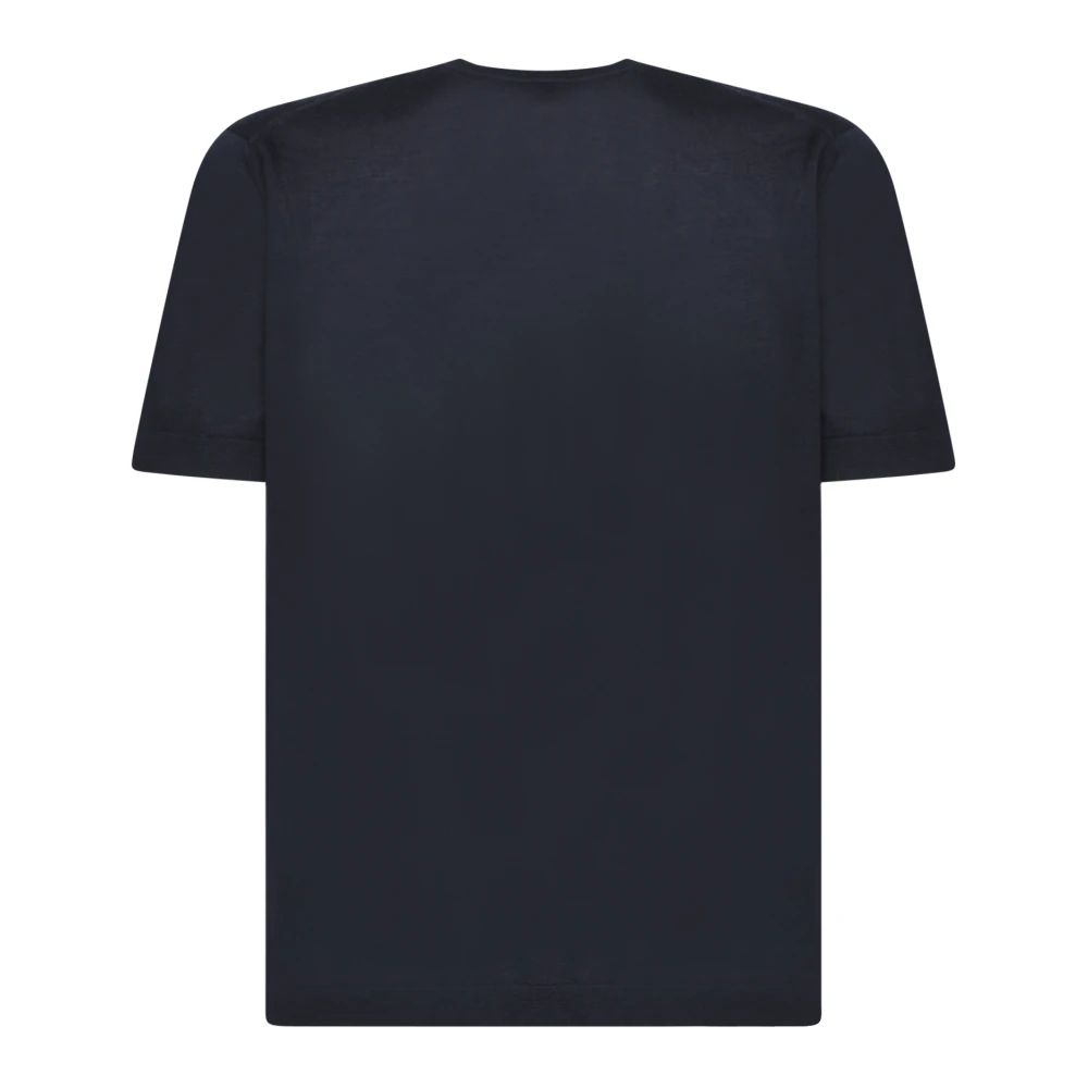 Dell'oglio Blauwe T-shirts & Polo's voor mannen Blue Heren