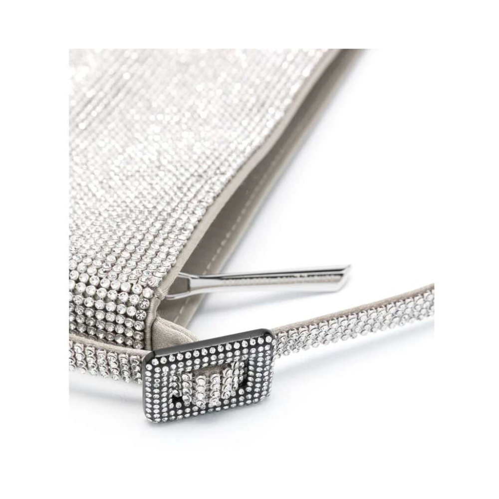 Benedetta Bruzziches Tas met Strass Versiering Gray Dames