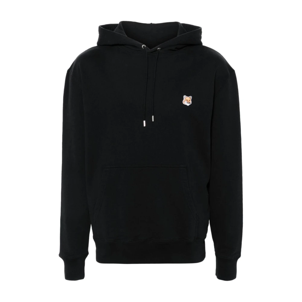 Maison Kitsuné Zwarte Sweatshirt Ss24 Herenkleding Black Heren